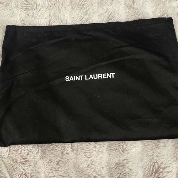 Saint Laurent Men's Leather Document Holder Briefcase - Picture 10 of 10